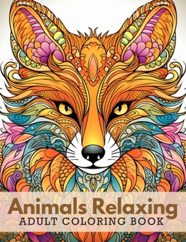 Paperback Relaxing Patterns: Adult Coloring Book - Animals Mandala Patterns - Stress Relief Book