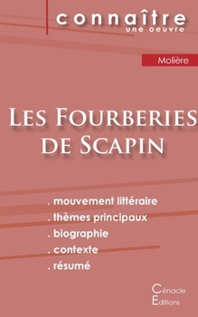 Paperback Fiche de lecture Les Fourberies de Scapin de Molière (Analyse littéraire de référence et résumé complet) [French] Book