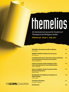 Paperback Themelios, Volume 36, Issue 2 Book