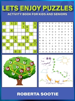Let's Enjoy Puzzles: Activity book for kids and seniors
