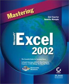 Paperback Mastering Microsoft Excel 2002 Book