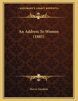 Paperback An Address To Women (1885) Book