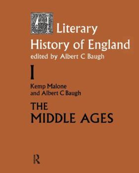 Hardcover A Literary History of England: Vol 1: The Middle Ages (to 1500) Book