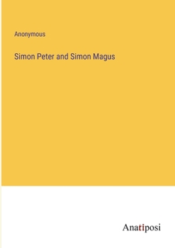 Paperback Simon Peter and Simon Magus Book
