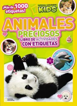 Hardcover Animales Preciosos: Libro de Actividades Con Etiquetas [Spanish] Book