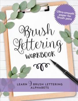 Paperback Brush Lettering Workbook Book