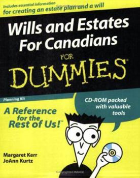Paperback Wills and Estates for Canadians for Dummies Book