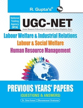 Paperback Nta-Ugc-Net: Labour Welfare & Industrial Relations/Labour & Social Welfare/Human Resource Management - Previous Years' Papers (Solv Book