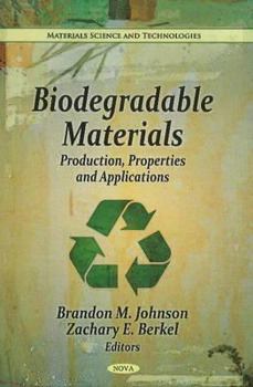 Hardcover Biodegradable Materials Book