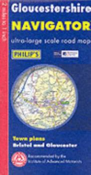 Hardcover Navigator Road Map Gloucestershire Book