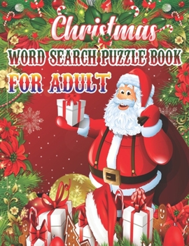 Christmas Word Search Puzzle book For Adult: Word Search Puzzle book
