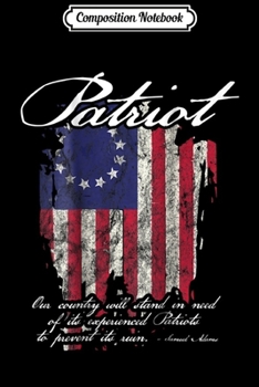 Composition Notebook: Patriot 1776 American Flag Founding Fathers Quote Journal/Notebook Blank Lined Ruled 6x9 100 Pages