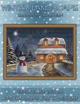 Paperback Winter Landscape Cross Stitch Pattern Book