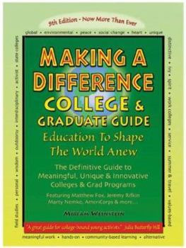 Paperback Making a Difference: College & Graduate Guide, 9th Edition Book