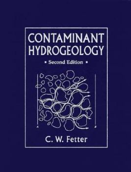 Hardcover Contaminant Hydrogeology Book