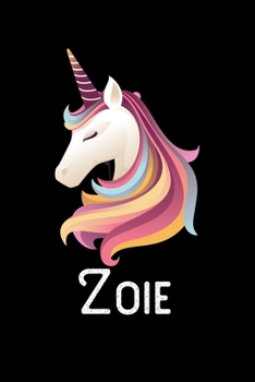 Zoie: Personalized Custom Name Unicorn Themed Monthly 2020 Planner (Calendar, To Do List, Monthly Budget, Grocery List, Yearly Financial Goals) Gift for Girls and Women