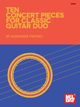 Paperback Ten Concert Pieces for Classic Guitar Duo Book