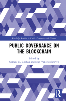 Hardcover Public Governance on the Blockchain Book
