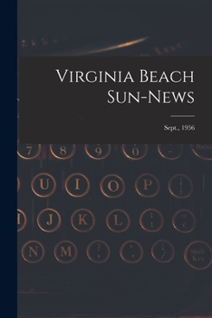Paperback Virginia Beach Sun-news; Sept., 1956 Book