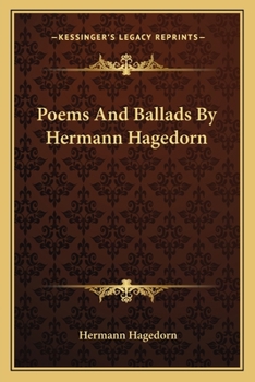 Paperback Poems and Ballads by Hermann Hagedorn Book