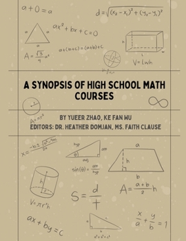 A Synopsis of High School Math Courses