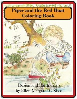 Paperback Piper and the Red Boat Coloring book