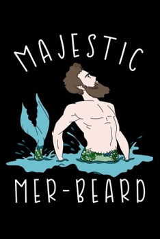 Paperback Majestic Mer Beard: Notebook Wide Rule Book