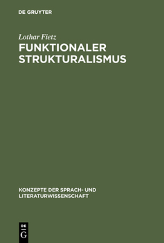Hardcover Funktionaler Strukturalismus [German] Book