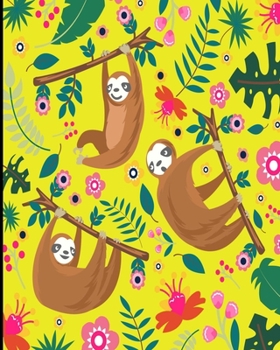 Paperback Planner 2020: Yellow Sloth 2020 Diary, A Day To A Page Sloth Planner For The Year With To Do List, Cute Sloth 2020 Planner Book