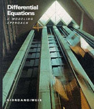 Hardcover Differential Equations: A Modeling Approach Book