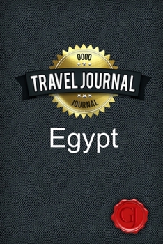 Paperback Travel Journal Egypt Book