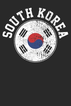 Paperback Notebook: South Korea Ruled 6x9 120 Pages Book