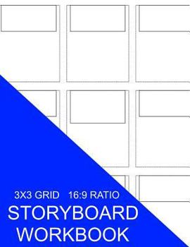 Paperback Storyboard Workbook: 3x3 Grid 16:9 Ratio Book
