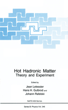 Hardcover Hot Hadronic Matter Book