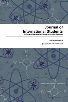 Paperback Journal of International Students 2016 Vol 6 Issue 1 Book