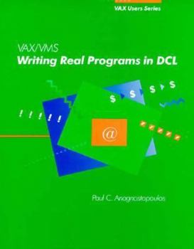 Hardcover VAX VMS Writing Real Prog in DCL Book