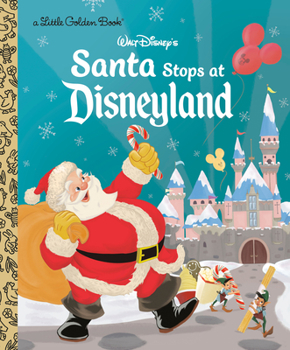 Hardcover Santa Stops at Disneyland (Disney Classic) Book