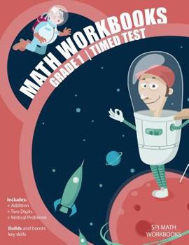 Paperback Math Workbooks Grade 1 Timed Test: 8.5 x 11 Glossy Cover 100 Page Addition Math Drills Workbook For First Graders Book