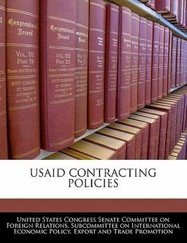 Paperback Usaid Contracting Policies Book