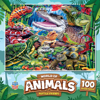 World of Animals - Reptile Friends 100pc Puzzle