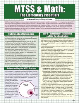 Paperback MTSS & Math: The Elementary Essentials Book