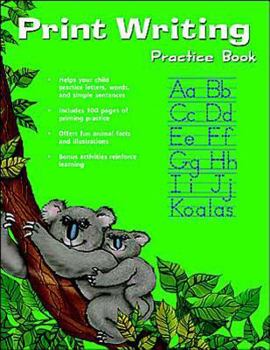 Paperback Print Writing Practice Book (Flash Kids Harcourt Family Learning) Book