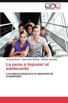 Paperback La Pena a Imponer Al Adolecente [Spanish] Book