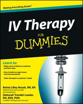 Paperback IV Therapy for Dummies Book