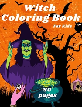 Paperback Witch Coloring Book: Amazing Creepy Halloween For Adults Book