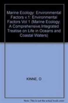 Hardcover Marine Ecology. Volume 1, Part 2 Environmental Factors. (Vol 1) Book