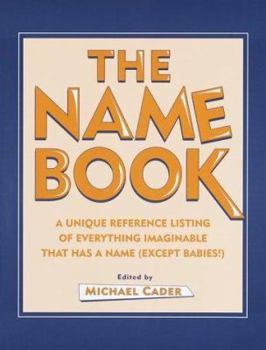 Hardcover The Name Book