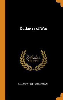 Hardcover Outlawry of War Book