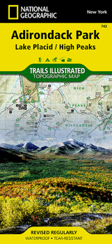 Lake Placid, High Peaks: Adirondack Park (National Geographic Trails Illustrated Map)