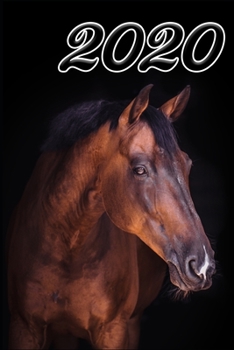 Paperback Yearly Calendar "Horse" for 2020: Jahreskalender, ann?e civile, a?o calendario, anni di calendario, jarenkalender in english, german, french, spanish, Book